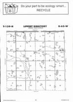 Lippert Township, Minneapolis Creek, Beaver Creek, Directory Map, Stutsman County 2007
